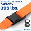 Luggage Straps for Suitcase - Orange, 6.5 ft x 2
