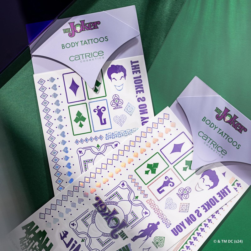 Catrice The Joker Body Tattoos, Colour-Intensive, Holographic, Metallic, Acetone-Free, Vegan,