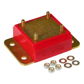 PROTHANE 1-1601 Red Transmission Mount Kit for TJ