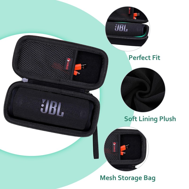 XANAD Hard Travel Carry Case for JBL Flip 6 Bluetooth