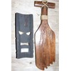 Tiki Mask Shark Bite Paddle Wall Hanging Set