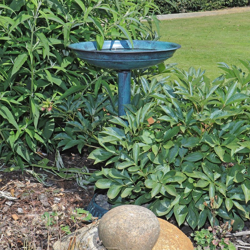 CLGarden Bird Bath VGT1 Bird Bath with Foot for Planting