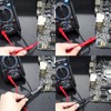 Goupchn 25PCS Silicone Multimeter Test Leads Kit with Replaceable Wire
