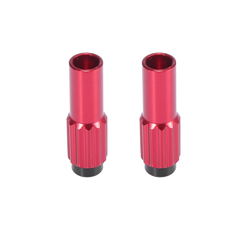 X AUTOHAUX 2 Pcs Red Metal Bicycle Cable Adjuster Brake