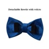 Bowtie Dog Collar, Soft & Comfy Velvet Dog Bow tie