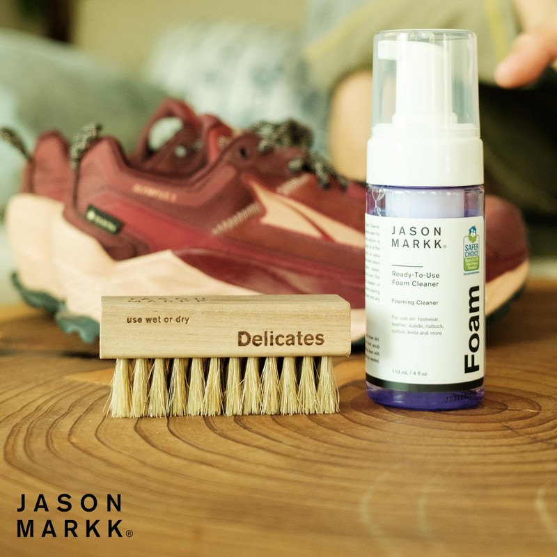 Jason Markk Quick Clean Kit, Shoe Cleaner, 2-Piece Set, Ready-To-Use