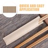 WRITWAA 200 Pieces Paper Chopsticks Set Cutlery Bag Bag Holder