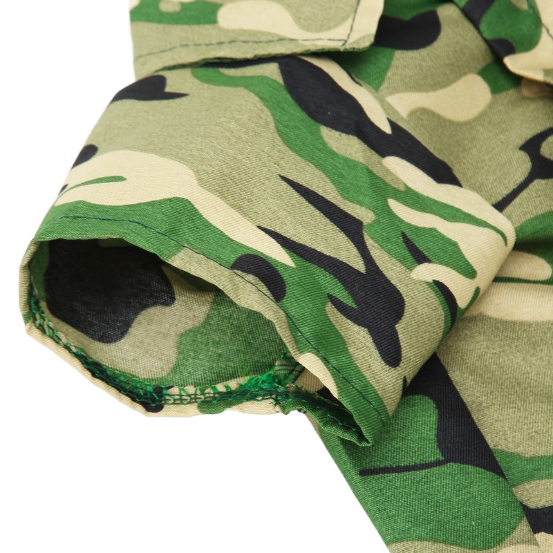 Dog Shirts Summer Stylish Camouflage Breathable Cool Pet Summer T