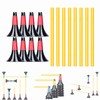 Basketball Training Cones and Agility Poles Set, 8pcs Cones with