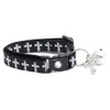 Cross Cat Collar with Charm & Bell | Safety Breakaway
