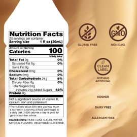 Monin - Cookie Butter Syrup, Great for Coffees, Lattes, and Mochas, Gluten-Free, Vegan, Non-GMO (750 ml)