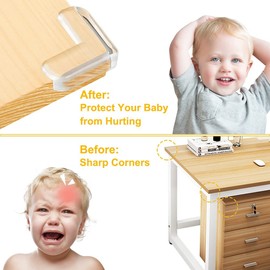 20 x Table Corner Protectors, Furniture Protector, Transparent Corner Protectors for Baby Home Safety