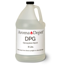 DPG 1 Gallon Dipropylene Glycol 8 lb Incense Making, Fragrance Cutting Oil, Soapmaking, Reed Diffuser, Scent Retention Perfume, and Body Oils. Natural Thickener, Stabilizer. 100% Pure Non-GMO Low Odor