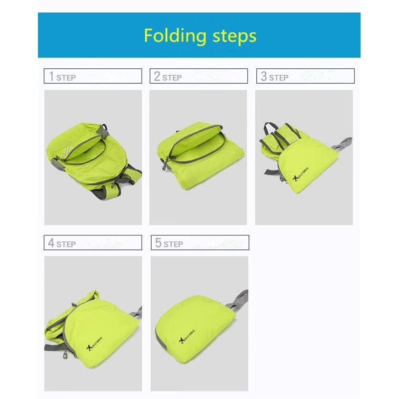 Geboldil Men's and women's waterproof backpack traveling backpack blue