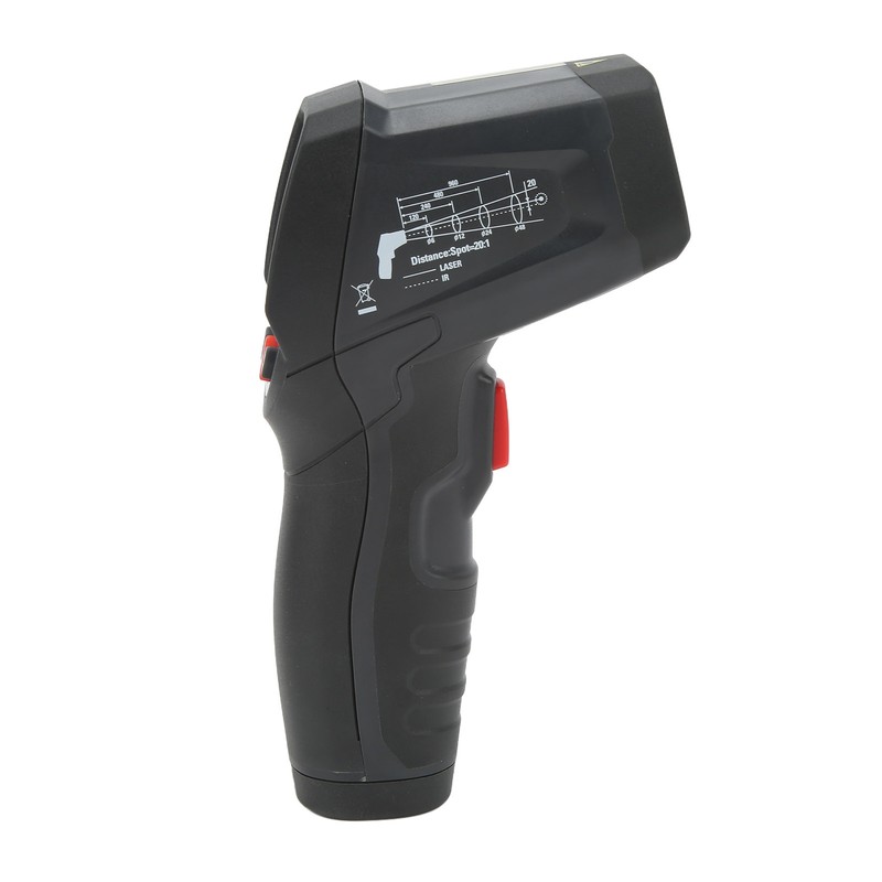 DT‑836 Ring Infrared Thermometer Industrial Laser Temperature Meter for Security