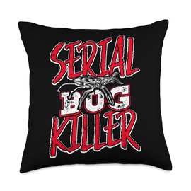 Pest Control For Exterminator Pest Control Technician Killer Throw Pillow