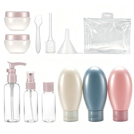 11 Pack Travel Bottles for Toiletries Set, BPA Free Containers, 60 ml