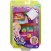 Mattel Polly Pocket Jungle Safari Compact, 2 Micro Dolls &