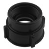 LQ Industrial Black Plastic IBC Valve Adapter with Sealing Rubber