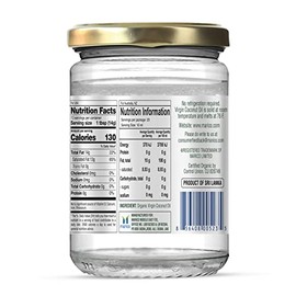 Parachute Naturalz Aceite De Coco Virgen | Aceite De Cocina 100% Orgánico, Aceite Para El Cabello Y Aceite Para La Piel | Prensado En Frío | Certificado Usda |6.8 Fl. Oz.