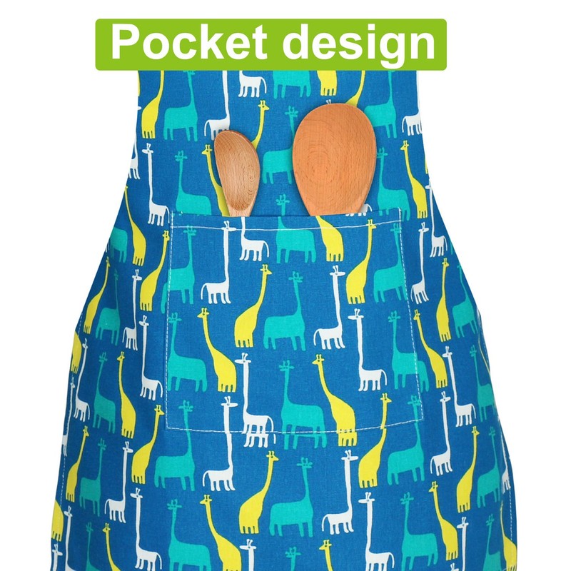 Children Aprons, Pure Cotton Kids Artists Aprons Child Chef Aprons