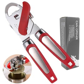 Takelablaze Can Opener Manual Stainless Steel Hand Can Openers and Bottle Openers With Magnetic Lid Remover Multifunctional Kitchen Tool Essentials Gadgets Tool