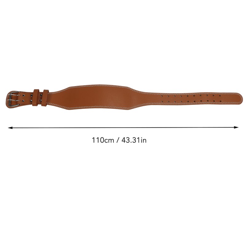 Weight Lifting Belt Waist Protection Adjustable Weightlifting Belt Brown for