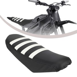 Dirt Bike Seat Cover,Motorcycle Seat Cover Anti-Slip Pad Seat Cover for Talaria Sting MX3 MX4 Electric Bike-White