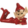 Primitives by Kathy Wooden Boy Elf Figurine 5 Inch x