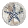 NEWzone 4 Pack Cabinet Knobs Nautical Starfish, White Knobs Cabinet