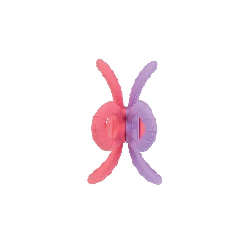 Nuby, Mordedera Aritos Divertidos de Silicón en Forma de Flor,