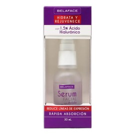 Belaface Serum Facial Con Acido Hialuronico, 30 Ml