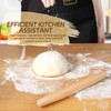 French Rolling Pin for Baking –11.8inch Natural Beech Wood Rolling