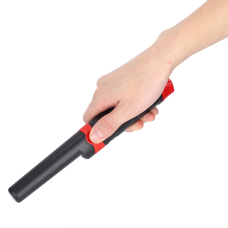 Black and Red Metal Detector Completely Waterproof High Accuracy Metal