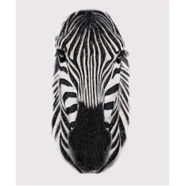 Riley Blake IT'S A CRAYOLA WORLD ZEBRA HEAD Quilt Fabric PANEL 36" x 44" - 36" x 44"