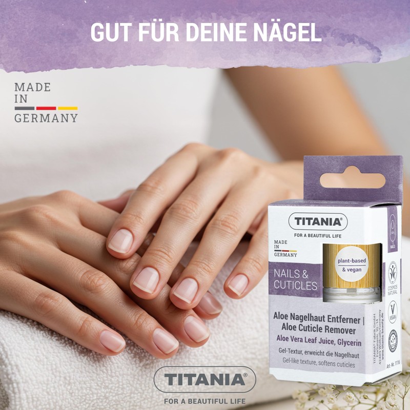 TITANIA® Aloe Cuticle Remover Gel 12 ml with Aloe Vera