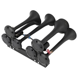 INEEDUP Train Truck Horn Air Tank Car Horn Tank Air Horn Train Horn For Truck Train Horn Kit Dixie Horn Airhorns 12V Loud Car Horns