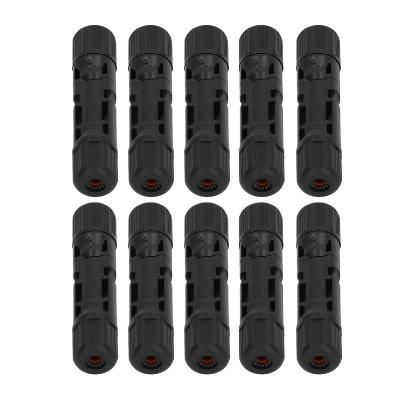 10 Sets Solar Panel Connector IP67 Waterproof Photovoltaic Cable Male