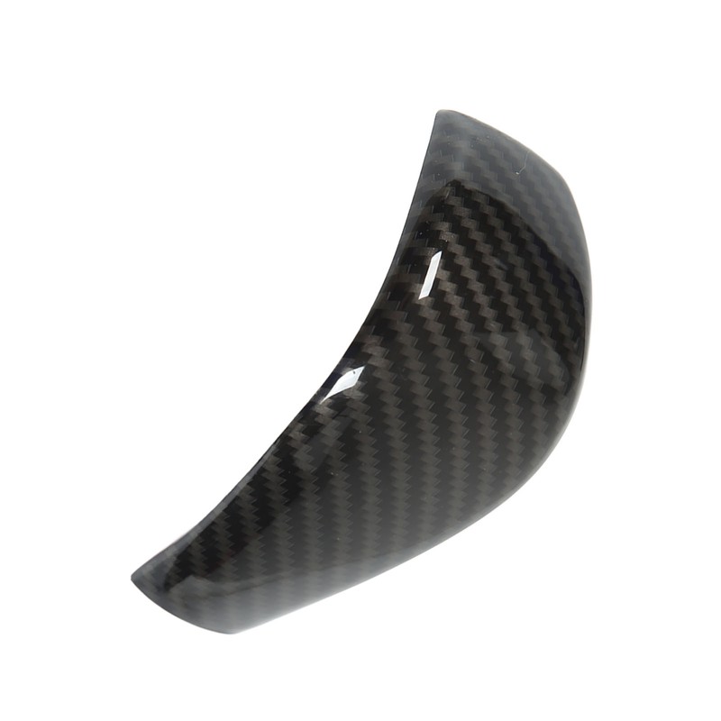 Carbon Fiber Style Gear Shift Head Cover Trim Car Modification