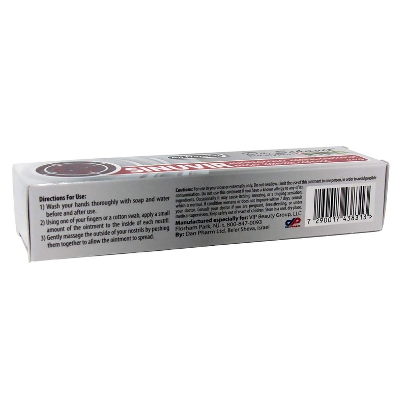 DR. SCHAVIT Eucalyptus+ SINUVIR - Herbal Nasal Ointment for Immune