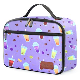 YONSEN Lunch Box, Insulated Lunch Bags for Women Men & Adult, Cooler Reusable Cute Lunch Containers Waterproof Bag, Leak Proof Large Capacity Lunch Tote Bags for Work, Travel, Picnic Outdoor, Beach