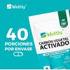 Carbón Vegetal Activado 120 Cápsulas - Wellthy Sabor Sin Sabor