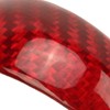 Gear Shift Knob Cover Red Red Carbon Fiber Shifter Lever