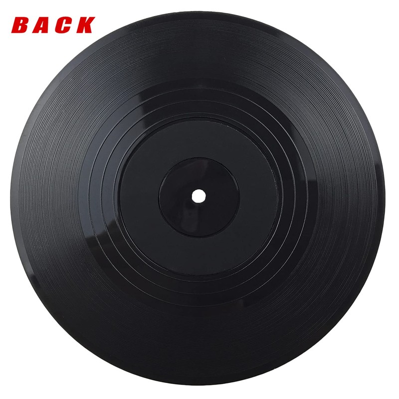 Dooppa 6PCS Coasters Retro Vinyl CD Record Coaster Classic Music