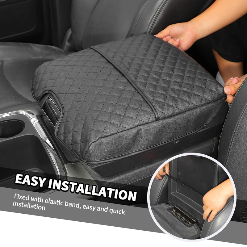 Jimen for Ram Armrest Cover, Car Center Console Cushion Pad