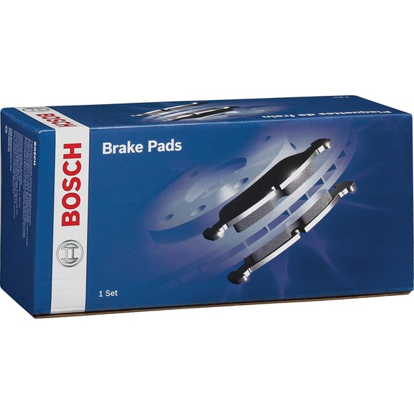 BOSCH BE2057H Blue Ceramic Disc Brake Pad Set with Hardware