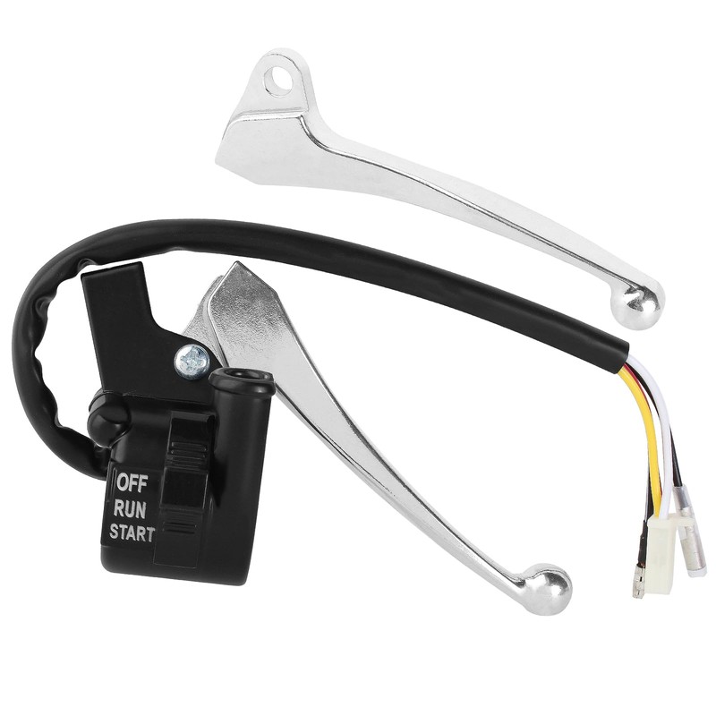 QAZAKY Throttle Housing Start Kill Switch Control Left Right Brake