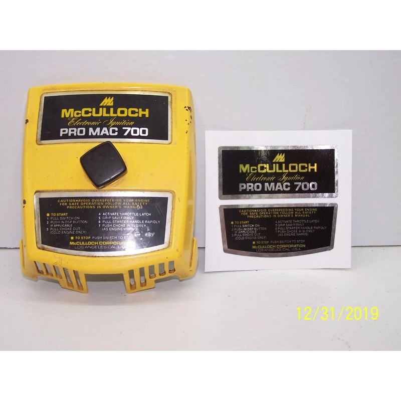 McCULLOCH PRO MAC 700 Electronic Ignition Chainsaw 2 - Piece