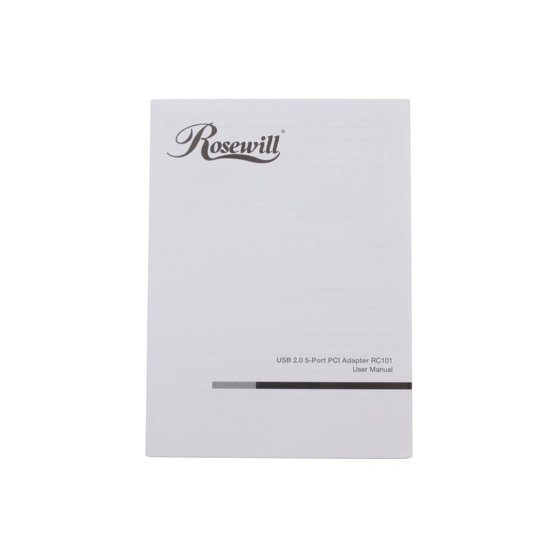 Rosewill RC-101 NEC 4+1 Port USB 2.0 PCI Other Card