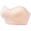 PRETTYWELL Strapless Bra for Women Comfort Non-Slip Seamless Padded Bandeau